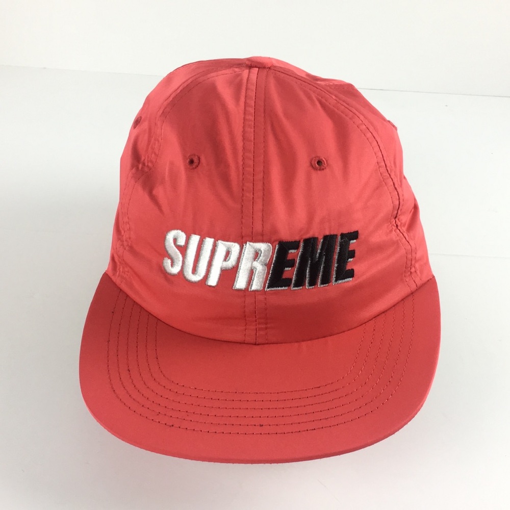 SUPREME NYLON 6 PANEL CAP SS18 CAMP HAT BOX LOGO